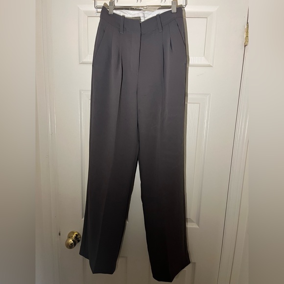 ARITZIA Wilfred Peppercorn Grey Effortless Pants Size 00 Regular Length - Picture 10 of 10